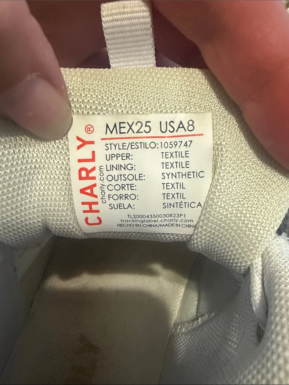 Charly Woman’s Survivor  Cream/White Athletic Sneakers